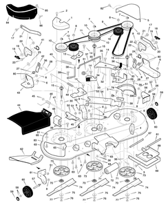 Part Location Diagram of 95086E700 Murray DISCONTINUED